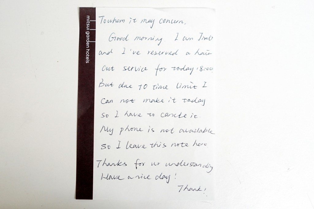 海外からCUTに来られる方の多いヘアサロンです！