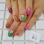 秋のレオパードデザイン 【NailSalon y-2】