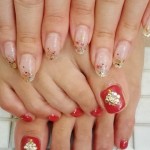 同時も可☆ハンドフット秋デザイン【nailsalony-2】