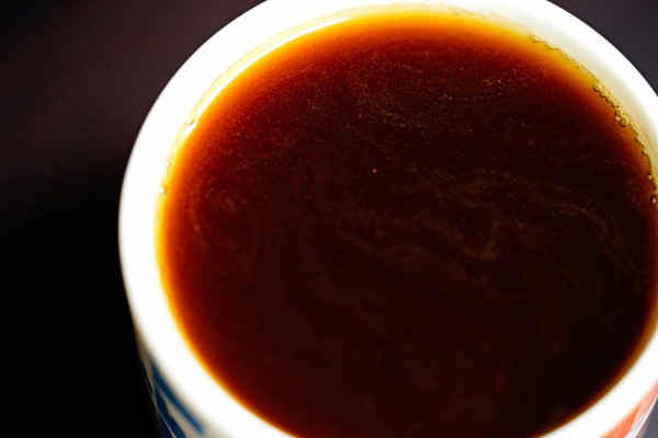 Coffeeの油分