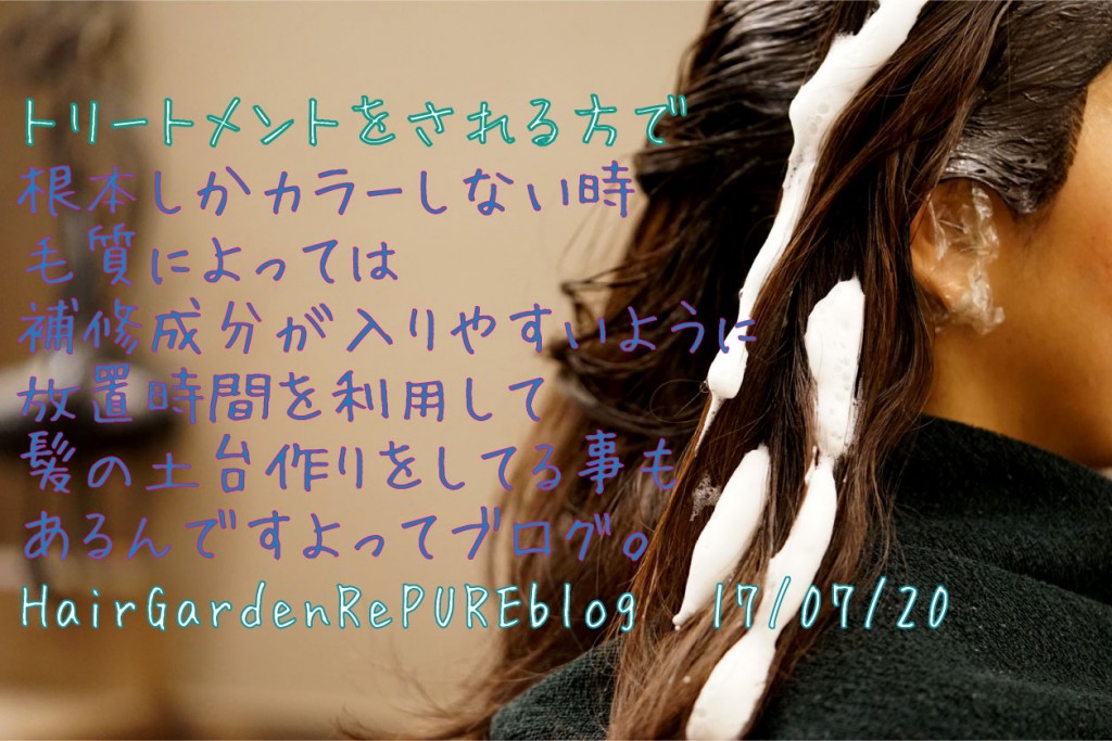 毛質を見てトリートメントの導入をより良く【時間効率編】