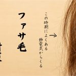 静電気からくるファサ毛に5つの対策を考えてみた【自問自答編】